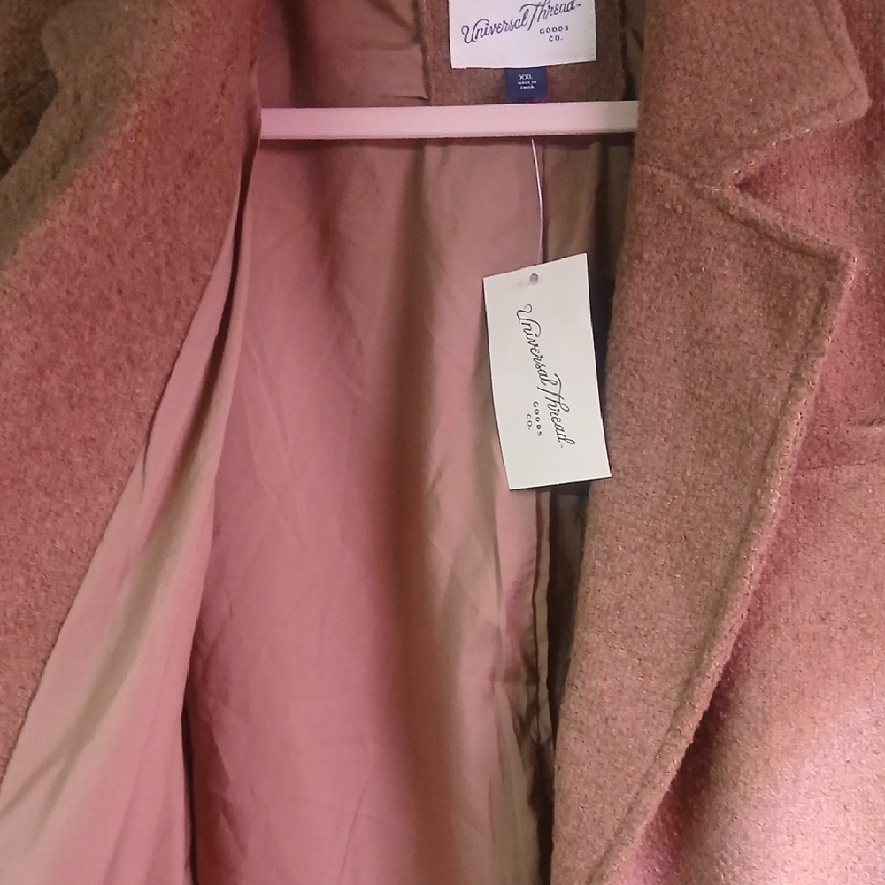 Universal Thread Tan Wool Blazer Plus Size NWT - image 3